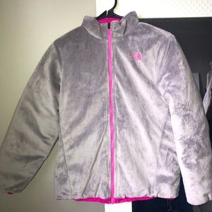 North face reversible coat